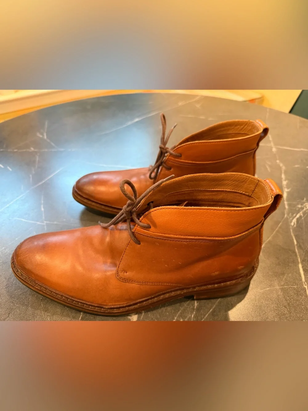 Cole Haan Classic Williams Welt Chukka Brown Leather British Tan Cognac